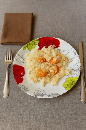 Скоростной ужин без хлопот: креветки с рисом за 25 минут