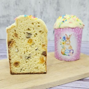 Диетический кулич без дрожжей и сахара: простая глазурь без яиц