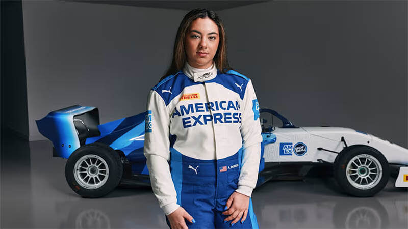 Ава Добсон дебютирует в F1 Academy с American Express