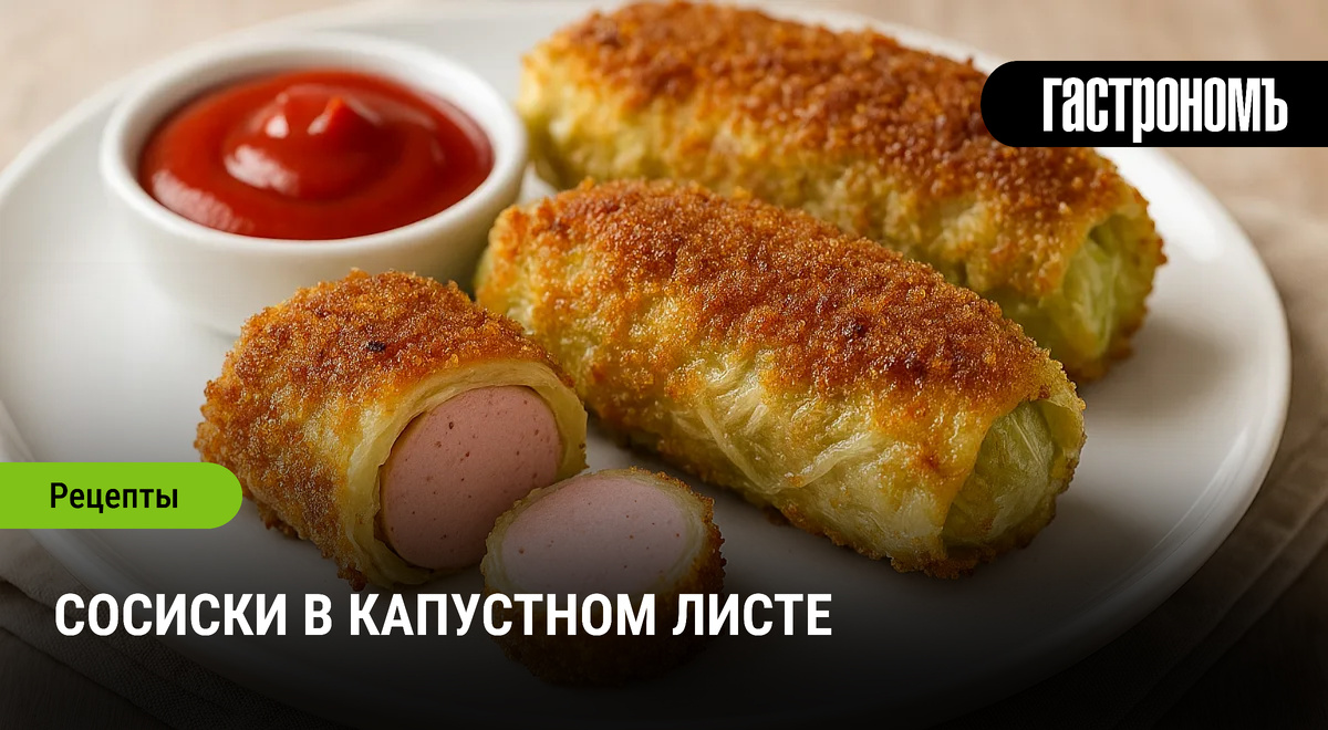 Сосиски в капустном листе: оригинальный взгляд на знакомое блюдо
