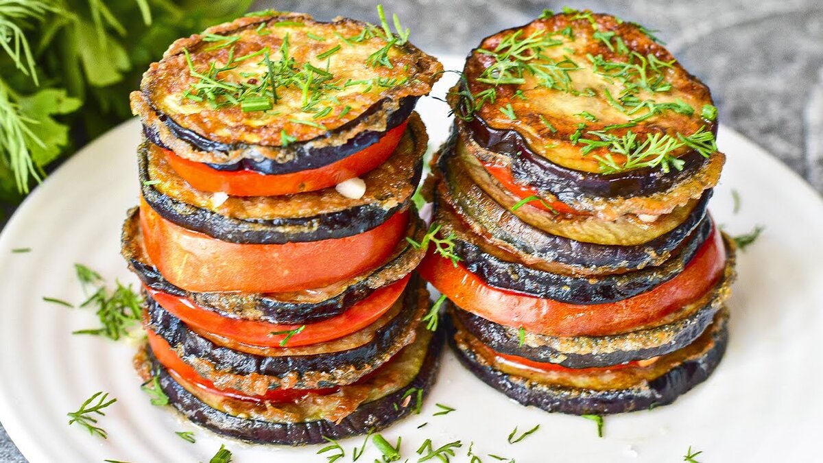 Невероятная закуска с баклажанами и помидорами: быстро и вкусно