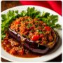 Вкусные лодочки из баклажанов с сочным фаршем