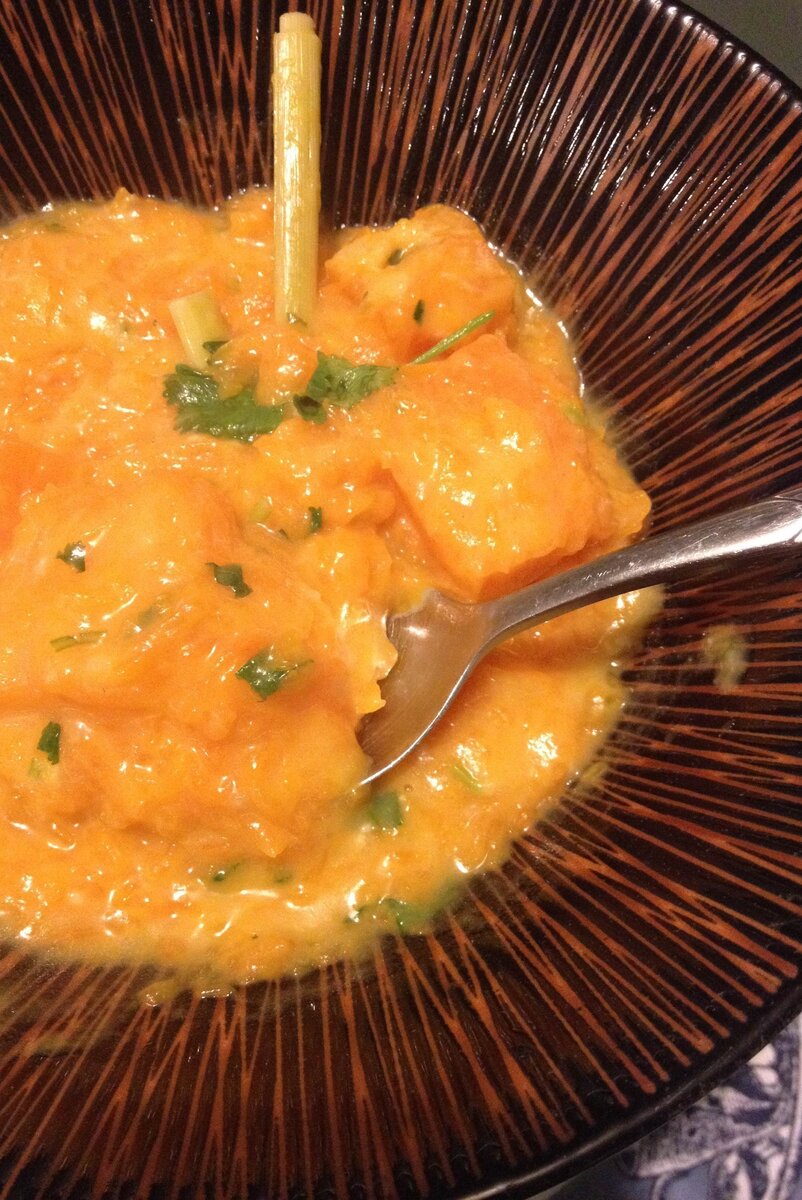 Тайская тыква баттернат с ароматом кокоса и кинзы