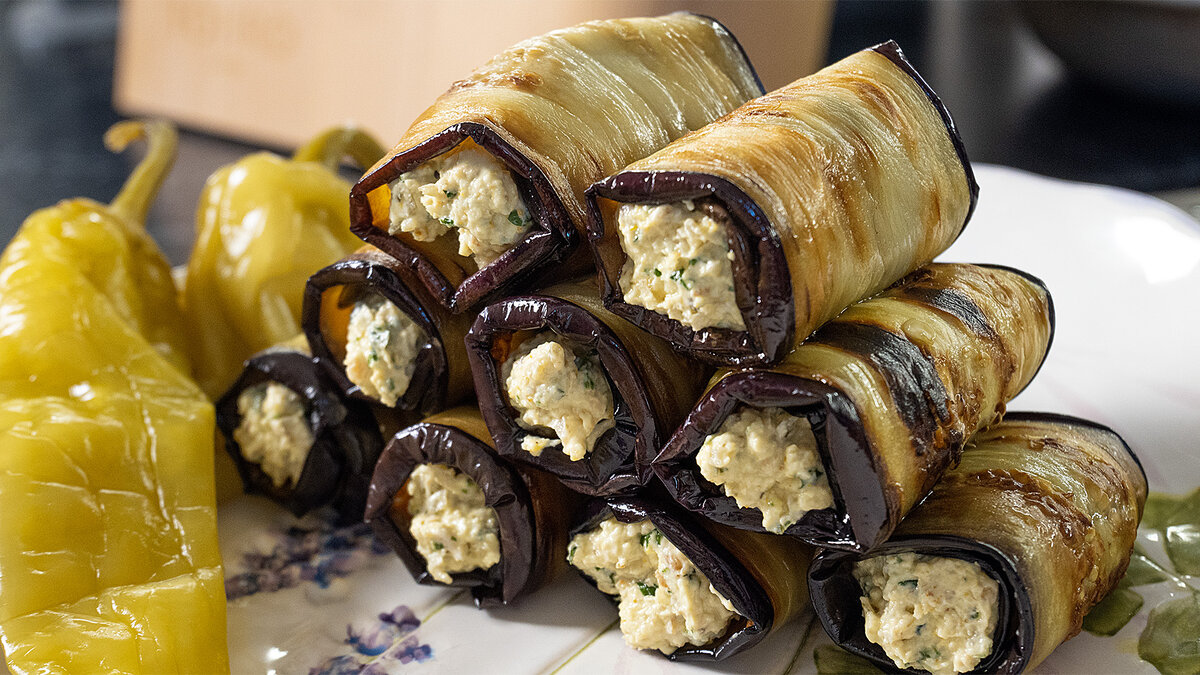 Восхитительные баклажановые рулетики: сочетание вкуса и легкости