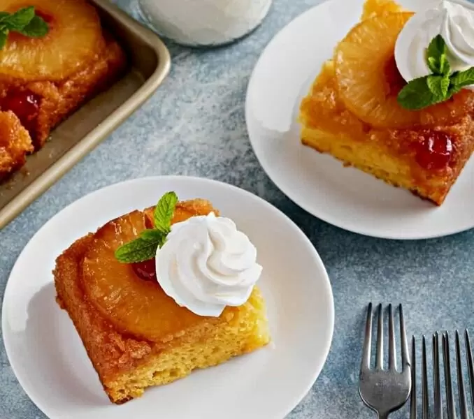 Простой ананасовый пирог, который спасет ваш летний день